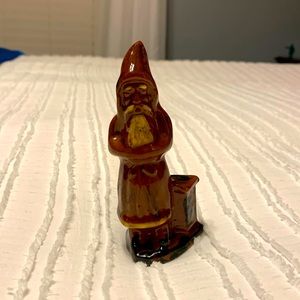 Breininger Redware Santa, 2002 Christmas Figurine. Pristine condition.